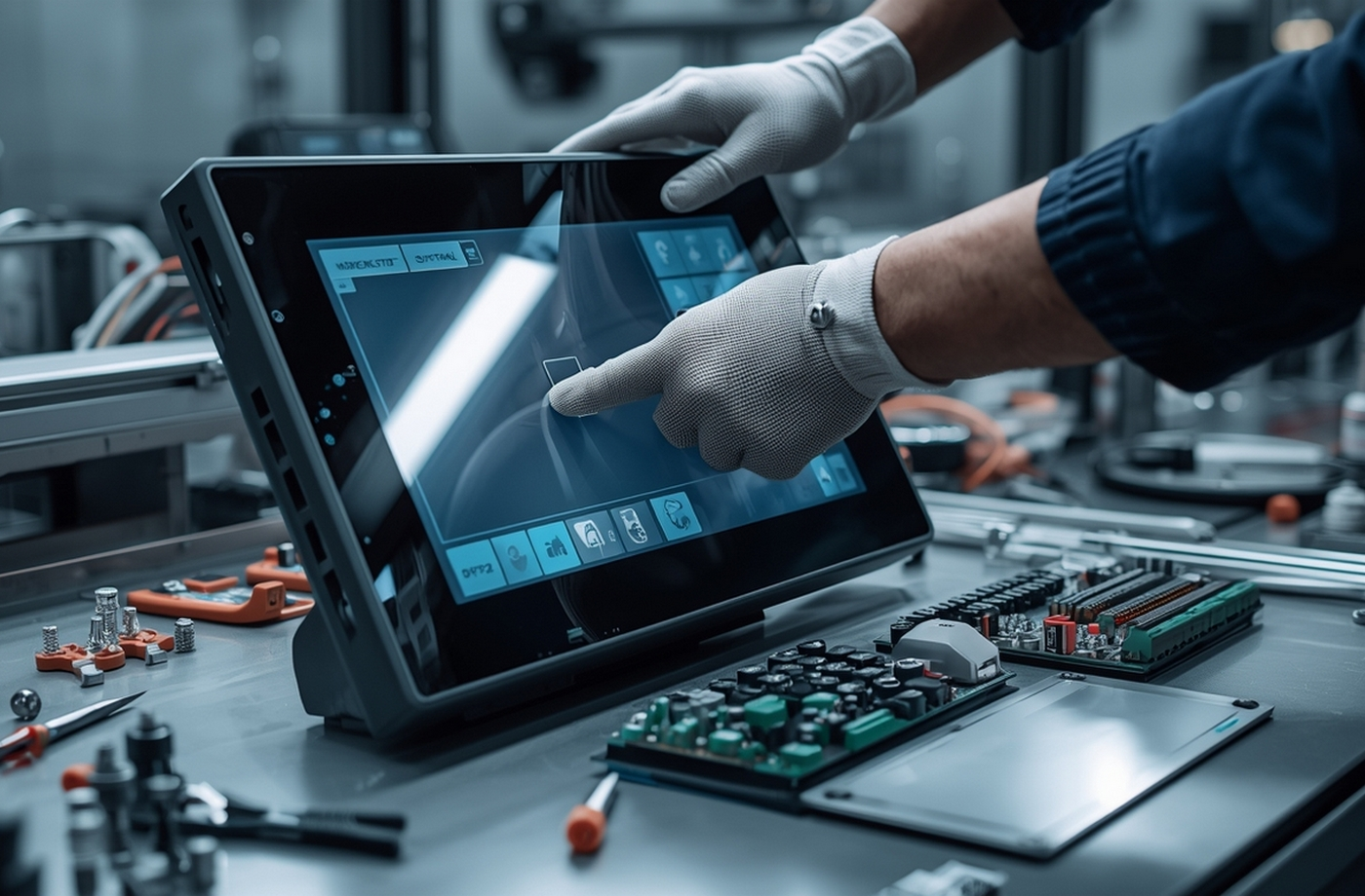 Naprawa paneli dotykowych HMI – jak przywrócić życie interfejsom operatorskim?